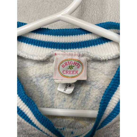 Vintage Brights Creek Retro Gray Cheerleading Sweater 2T Toddler Girls - Picture 6 of 6